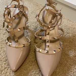 Nude heels